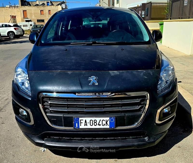 Usata Peugeot 3008 Allure 120 CV (88 kW) 2015 Blu Monovolume