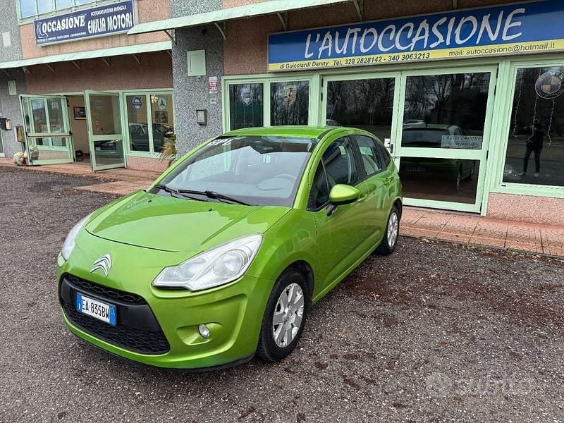 Usata Citroën C3 Style 73 CV (53 kW) 2010 Verde Utilitaria