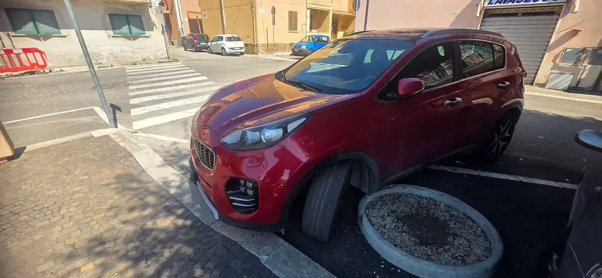 Usata Kia Sportage GT-Line 141 CV (103 kW) 2017 Rosso SUV