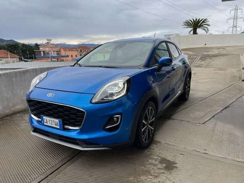 Usata Ford Puma Titanium 125 CV (91 kW) 2020 Blu/azzurro Coupé