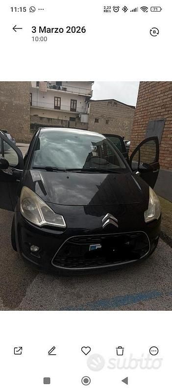 Usata Citroën C3 2010 Nero Berlina