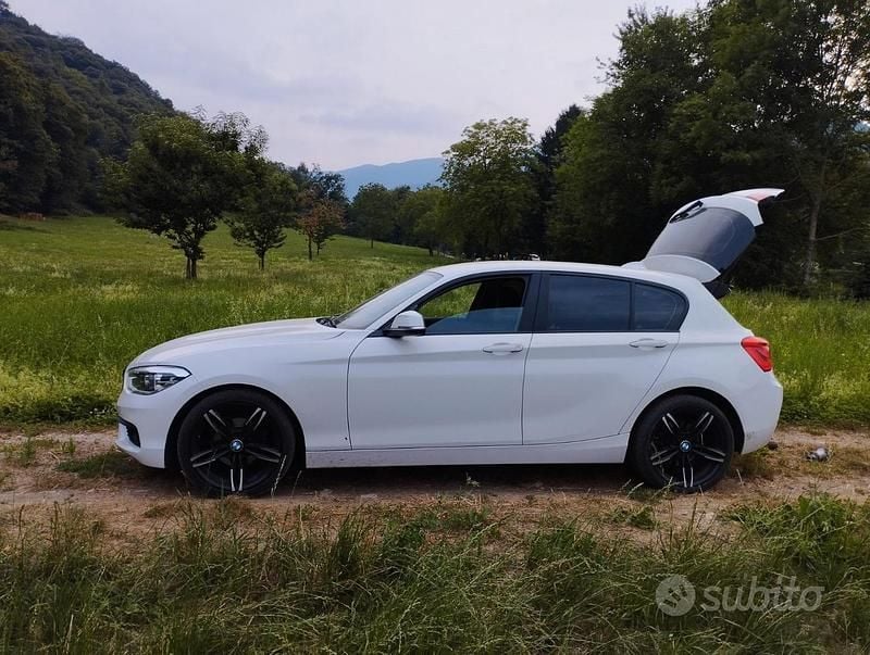 Usata BMW 116 2019 Bianco Utilitaria