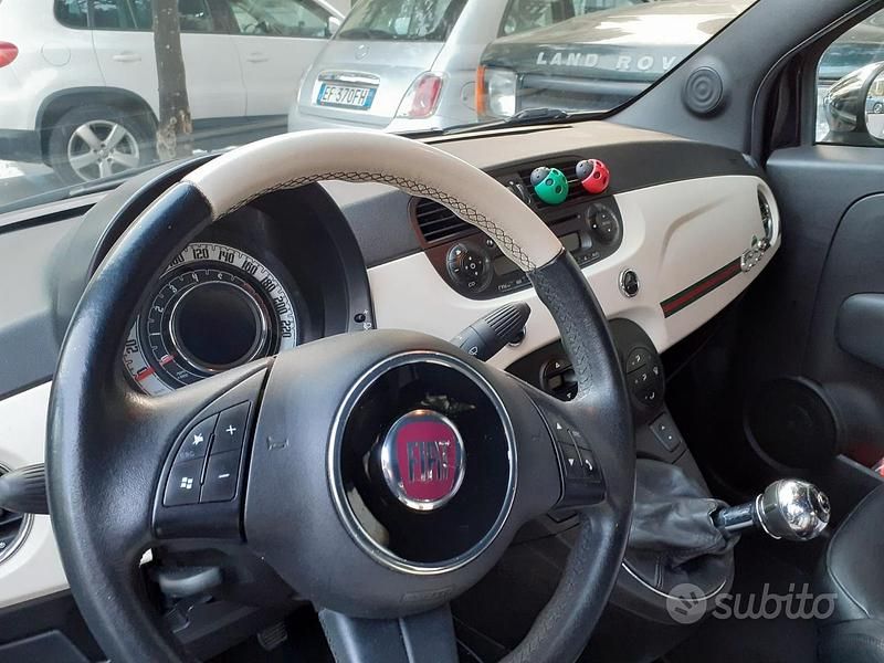 Usata Fiat 500 69 CV (50 kW) 2012 Nero Cabrio