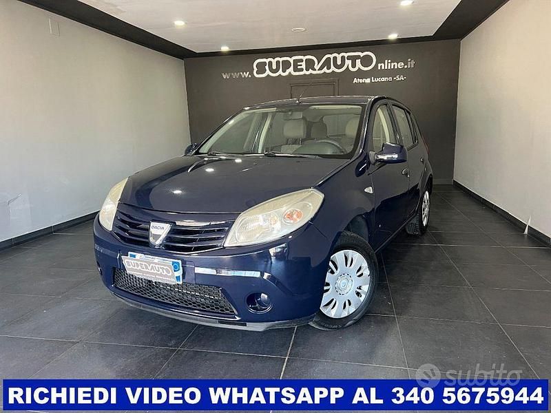 Usata Dacia Sandero 75 CV (55 kW) 2011 Blu Berlina
