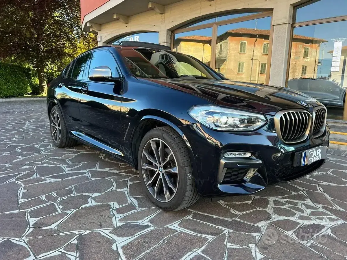 Usata BMW X4 M Sport 326 CV (239 kW) 2018 Blu/azzurro SUV