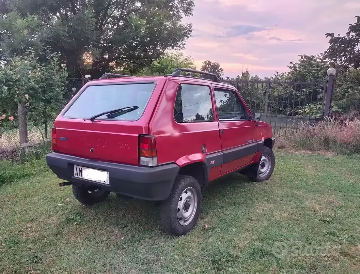 Usata Fiat Panda 4x4 Club 54 CV (39 kW) 1997 Rosso Utilitaria