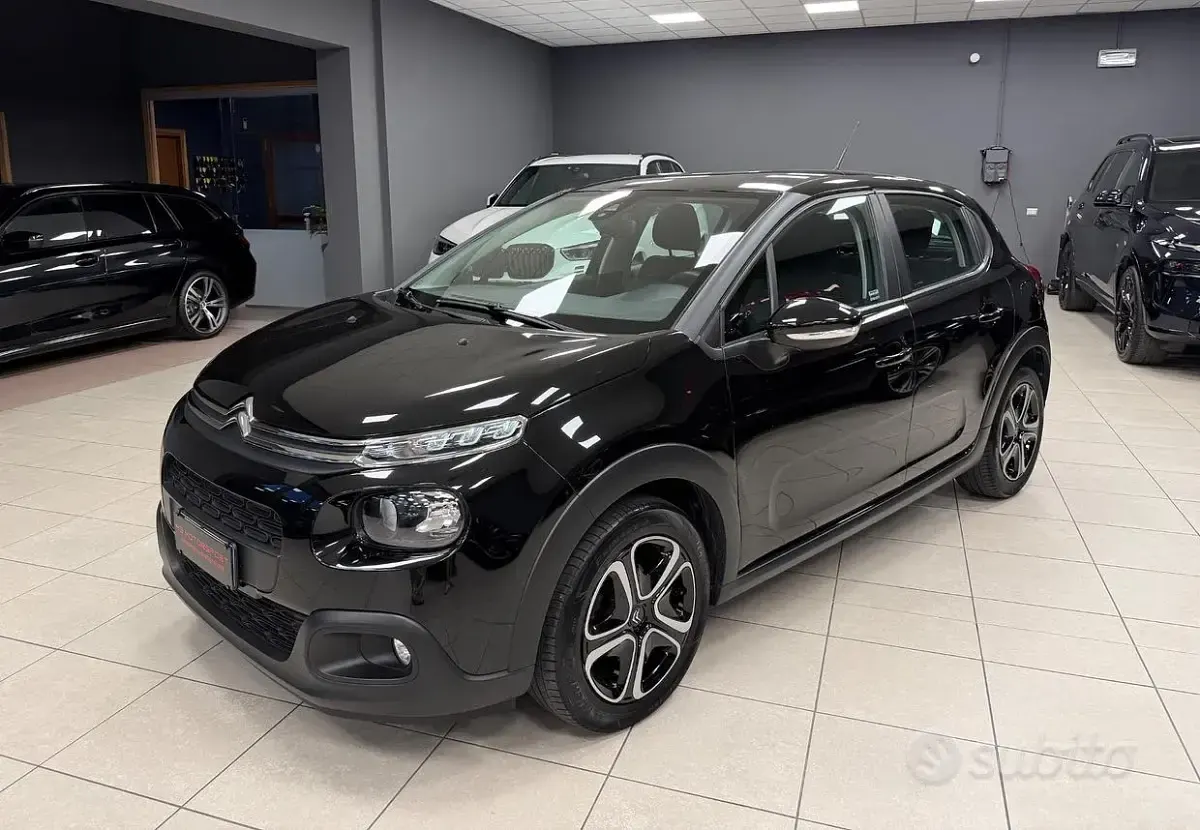 Usata Citroën C3 PureTech 82 CV (60 kW) 2019 Nero Utilitaria