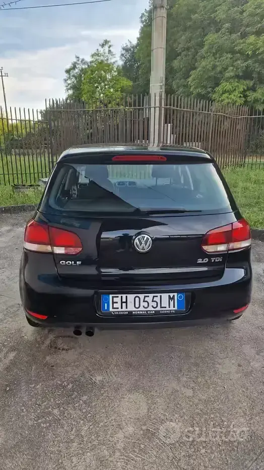 Usata VW Golf VI Highline 140 CV (102 kW) 2011 Nero Utilitaria