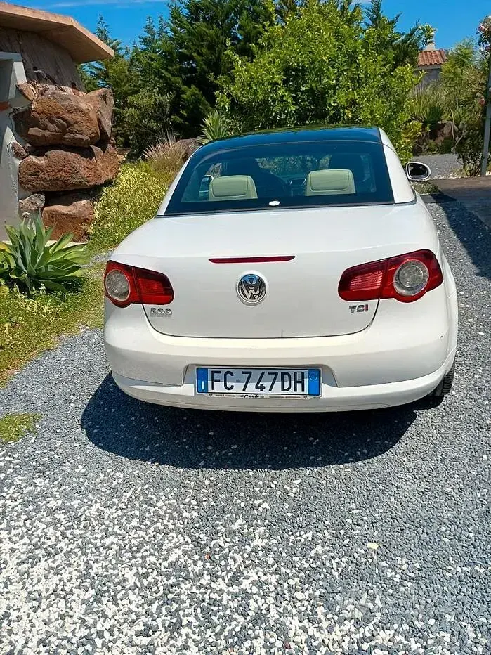 Usata VW Eos 122 CV (89 kW) 2009 Bianco Cabrio