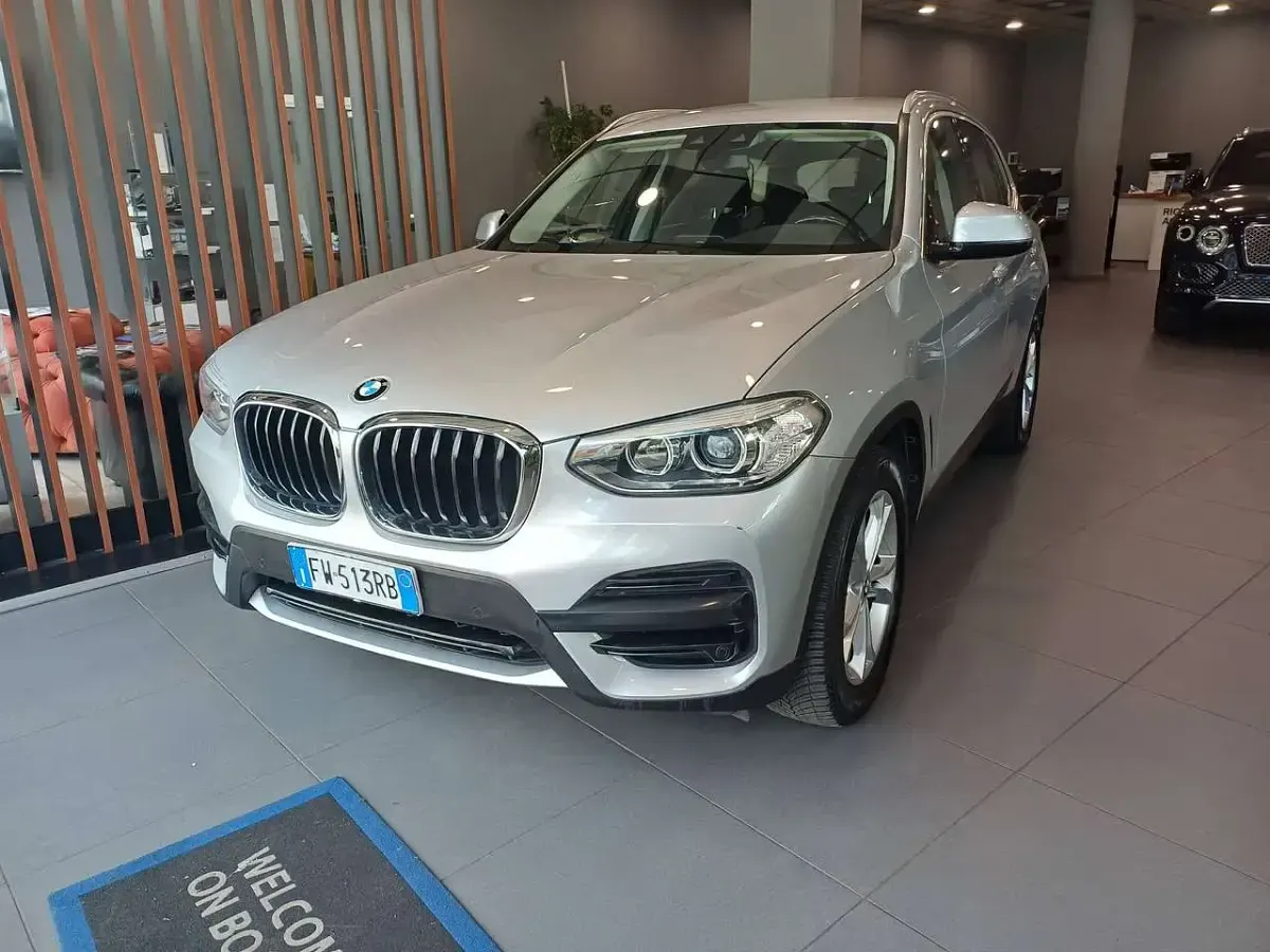 Usata BMW X3 Advantage 190 CV (139 kW) 2019 Argento SUV