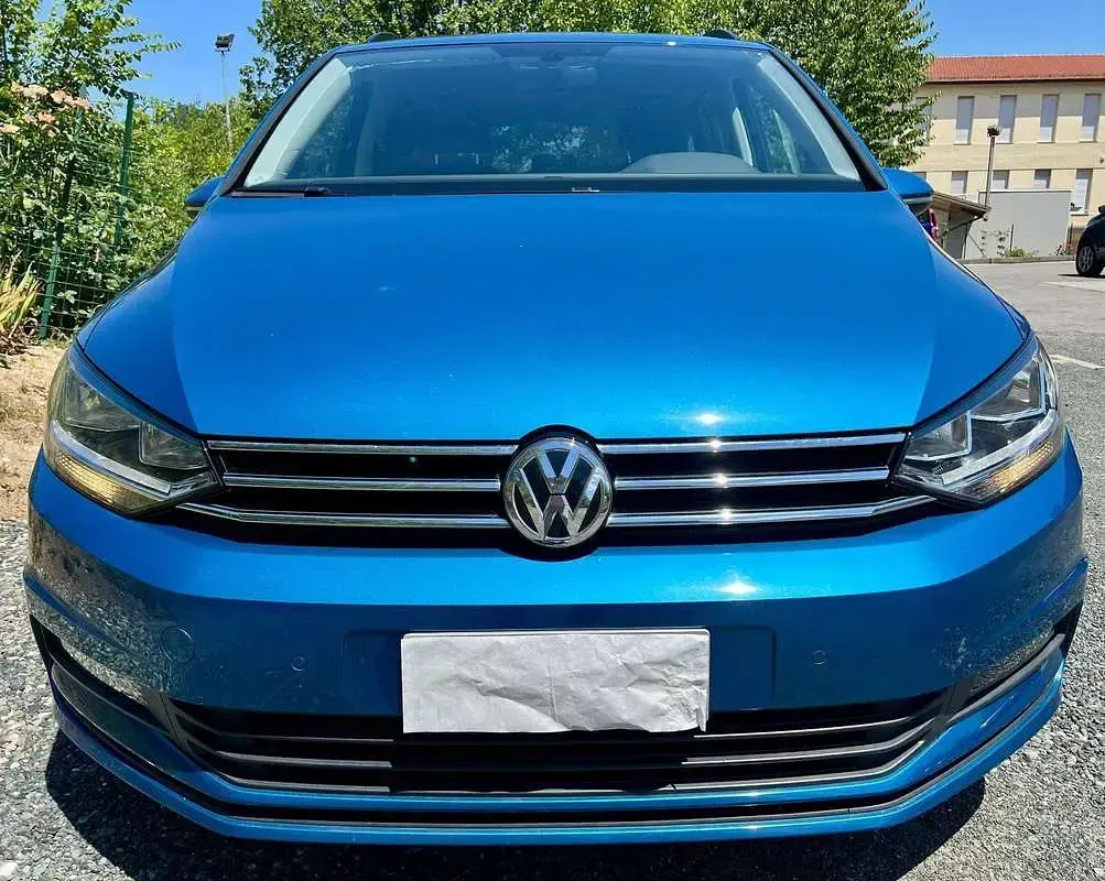 Usata VW Touran Executive 116 CV (85 kW) 2018 Blu/azzurro Monovolume
