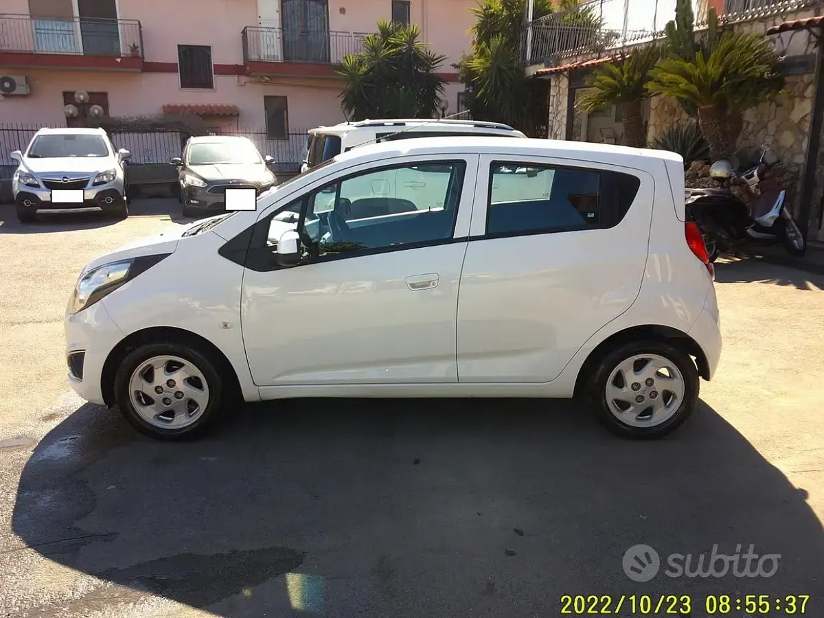 Usata Chevrolet Spark 68 CV (50 kW) 2013 Bianco Utilitaria