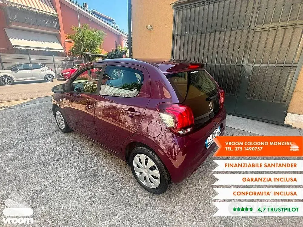 Usata Peugeot 108 Allure 69 CV (50 kW) 2014 Utilitaria