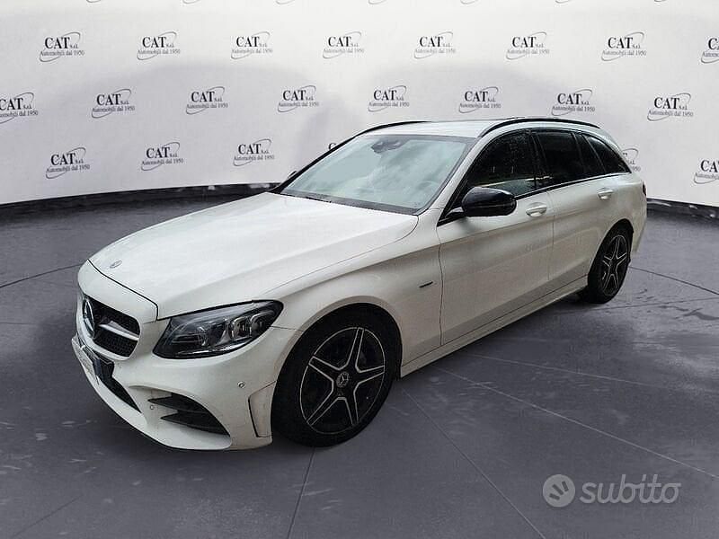 Bianco Usata 2021 Mercedes C220 AMG Station wagon | 23.900 € (Super prezzo) - Immagine 1/4