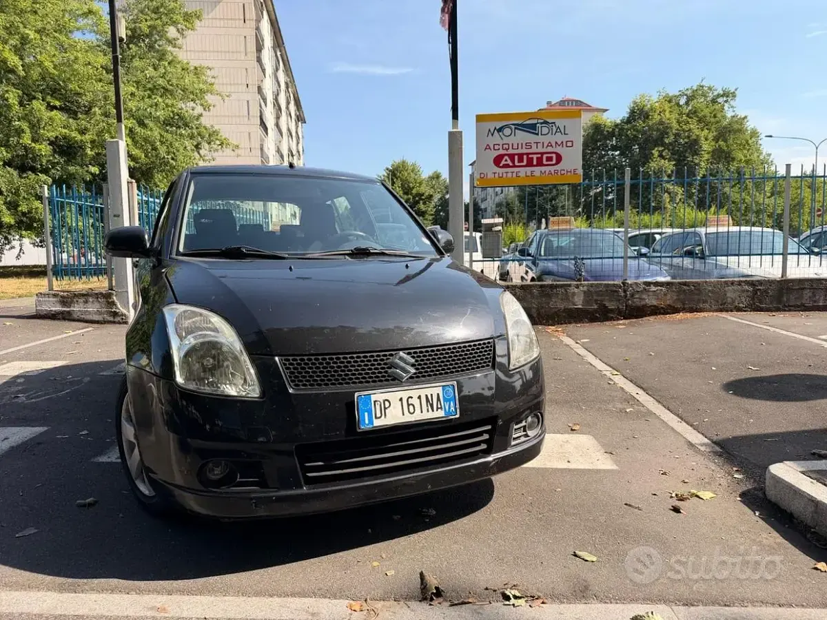 Usata Suzuki Swift GL 92 CV (67 kW) 2008 Nero Utilitaria