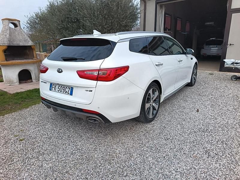 Usata Kia Optima GT-Line 141 CV (103 kW) 2017 Bianco Station wagon