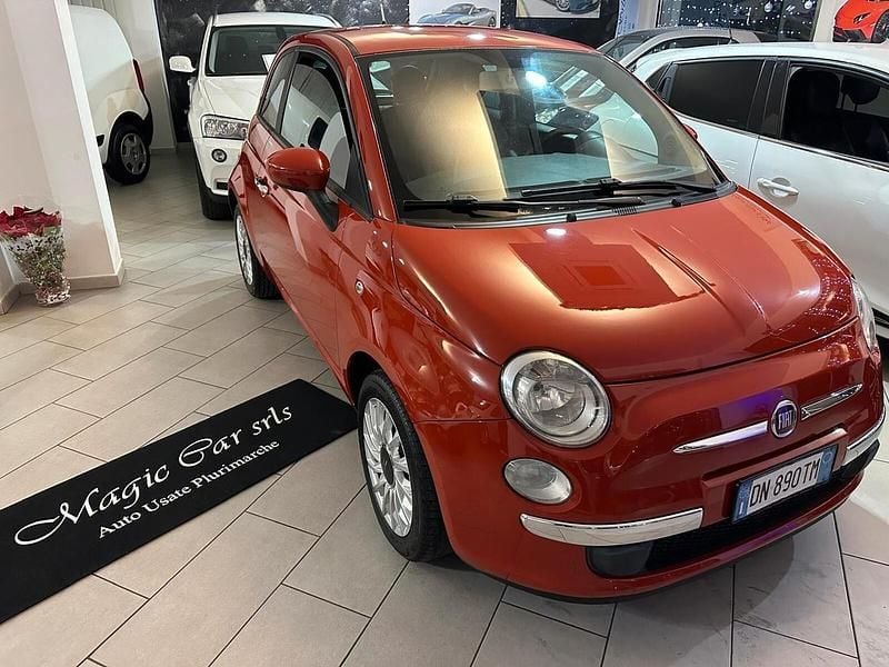 Usata Fiat 500 Pop 75 CV (55 kW) 2008 Arancione Berlina