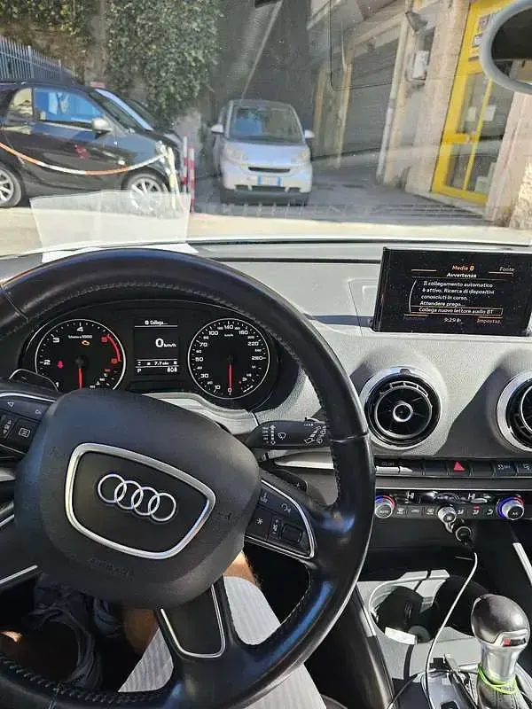 Usata Audi A3 Comfort 105 CV (77 kW) 2014 Bianco Berlina