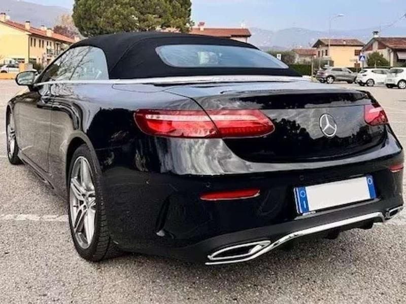 Usata Mercedes E220 Premium 194 CV (142 kW) 2018 Nero Cabrio