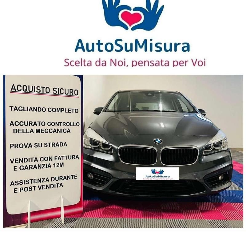 Usata BMW 218 Active Tourer Luxury Line 150 CV (110 kW) 2017 Grigio Monovolume