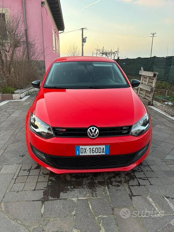 Usata VW Polo 75 CV (55 kW) 2009 Rosso Utilitaria