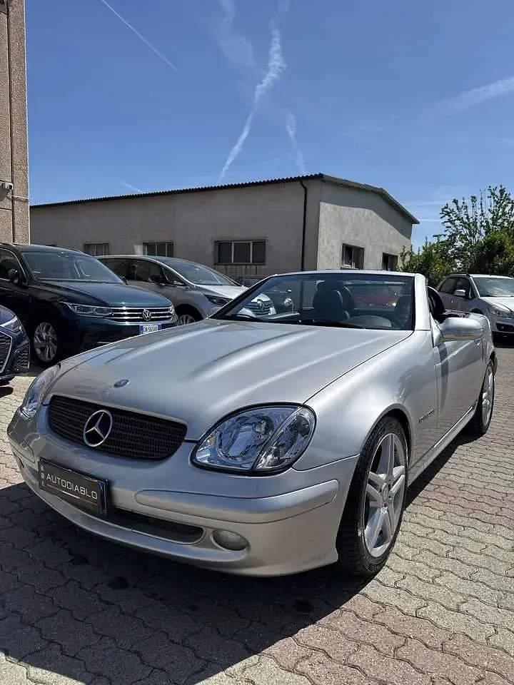 Usata Mercedes SLK200 Edition 163 CV (119 kW) 2003 Argento Cabrio