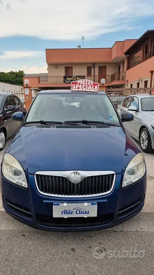 Usata Skoda Fabia Style 69 CV (50 kW) 2008 Blu Berlina
