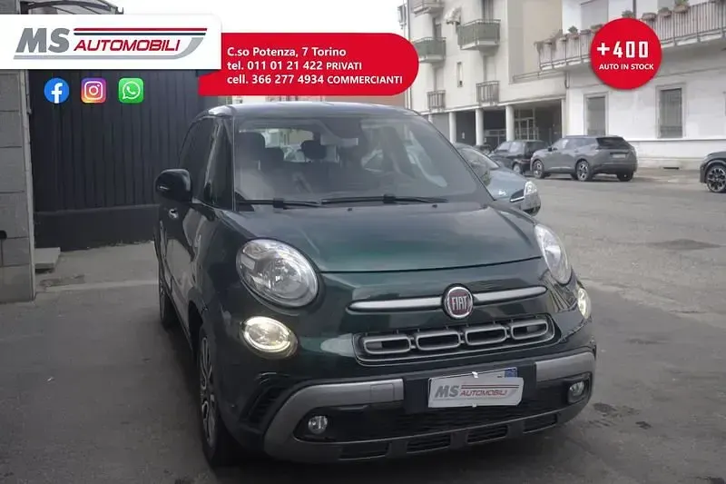 Usata Fiat 500L Cross 95 CV (69 kW) 2017 Verde Monovolume