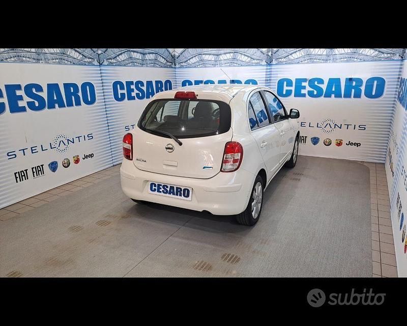 Usata Nissan Micra Acenta 80 CV (58 kW) 2012 Bianco Utilitaria
