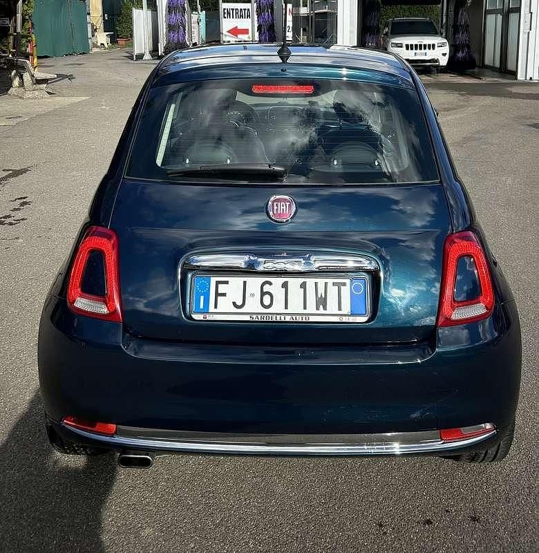 Usata Fiat 500 Lounge 69 CV (50 kW) 2017 Blu/azzurro Utilitaria