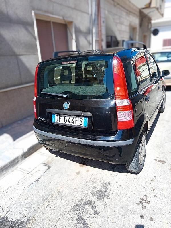 Usata Fiat Panda 2007 Nero Utilitaria