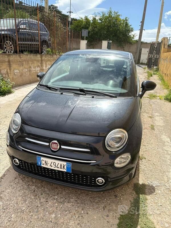Usata Fiat 500 2019 Nero Utilitaria