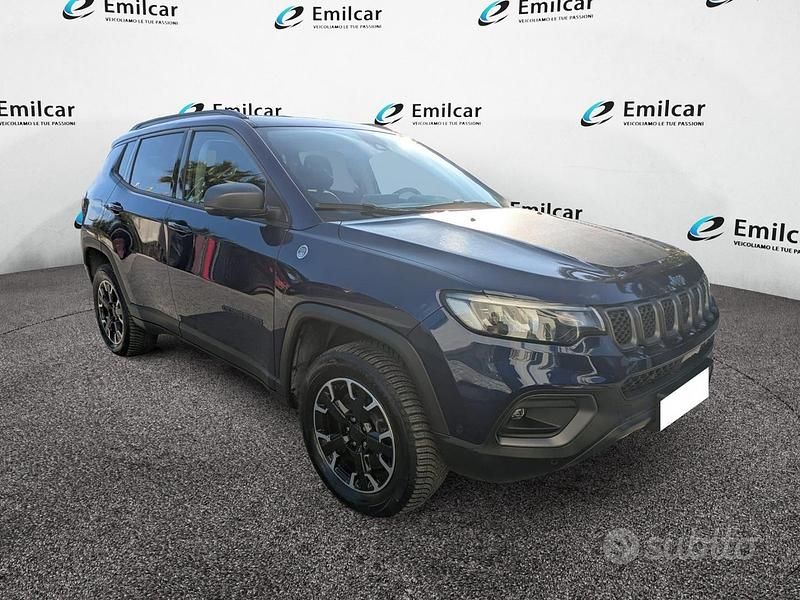 Usata Jeep Compass Trailhawk 179 CV (131 kW) 2021 Blu SUV