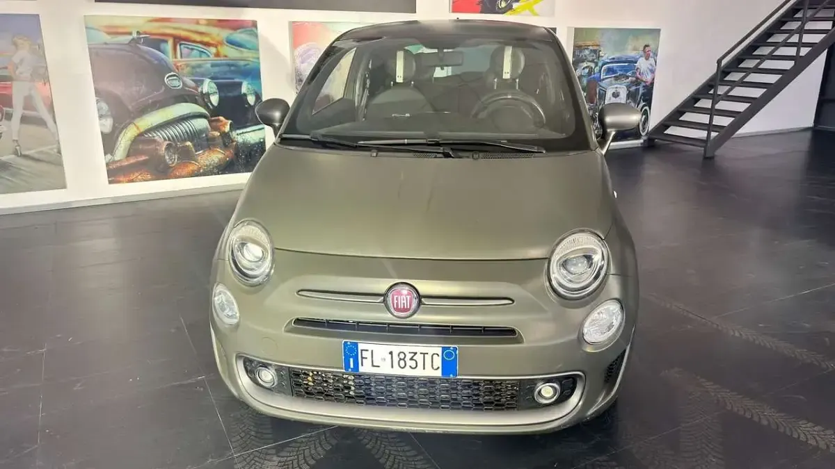 Usata Fiat 500 S 95 CV (69 kW) 2017 Verde Berlina