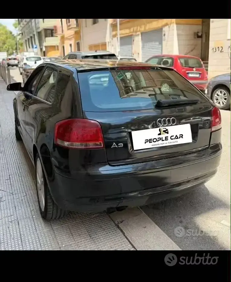 Usata Audi A3 105 CV (77 kW) 2006 Nero Utilitaria