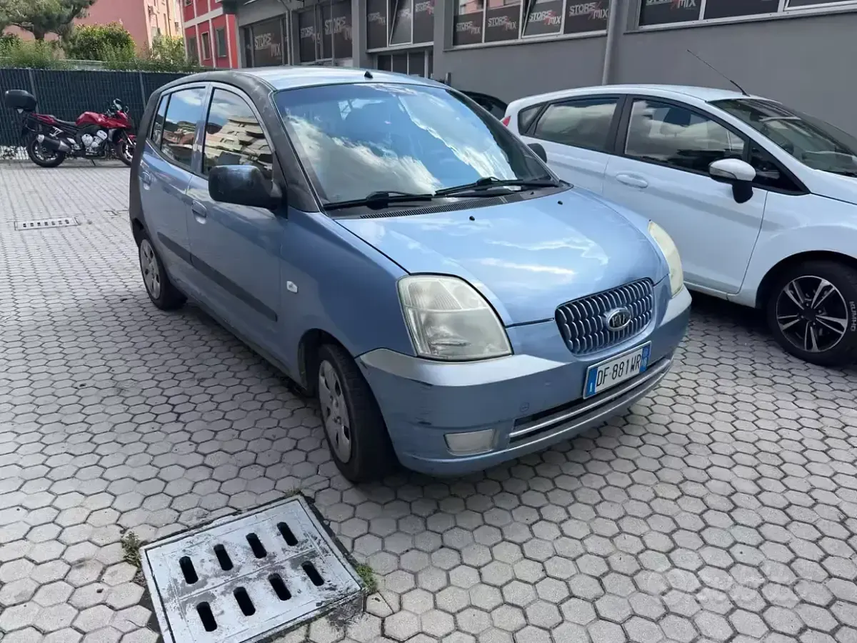 Usata Kia Picanto 65 CV (47 kW) 2007 Blu Utilitaria