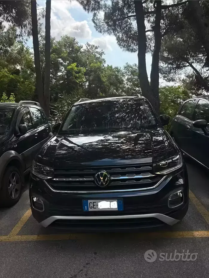 Usata VW T-Cross 110 CV (80 kW) 2021 Nero SUV