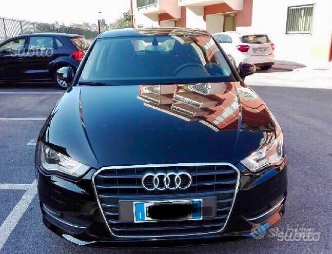 Usata Audi A3 114 CV (83 kW) 2014 Nero Berlina