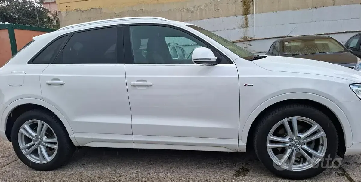 Usata Audi Q3 S-Line 150 CV (110 kW) 2015 Bianco SUV