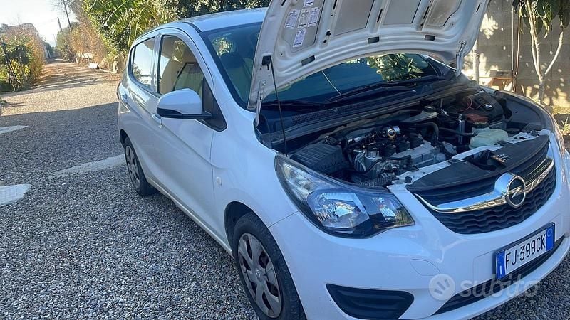 Usata Opel Karl 73 CV (53 kW) 2017 Bianco Utilitaria