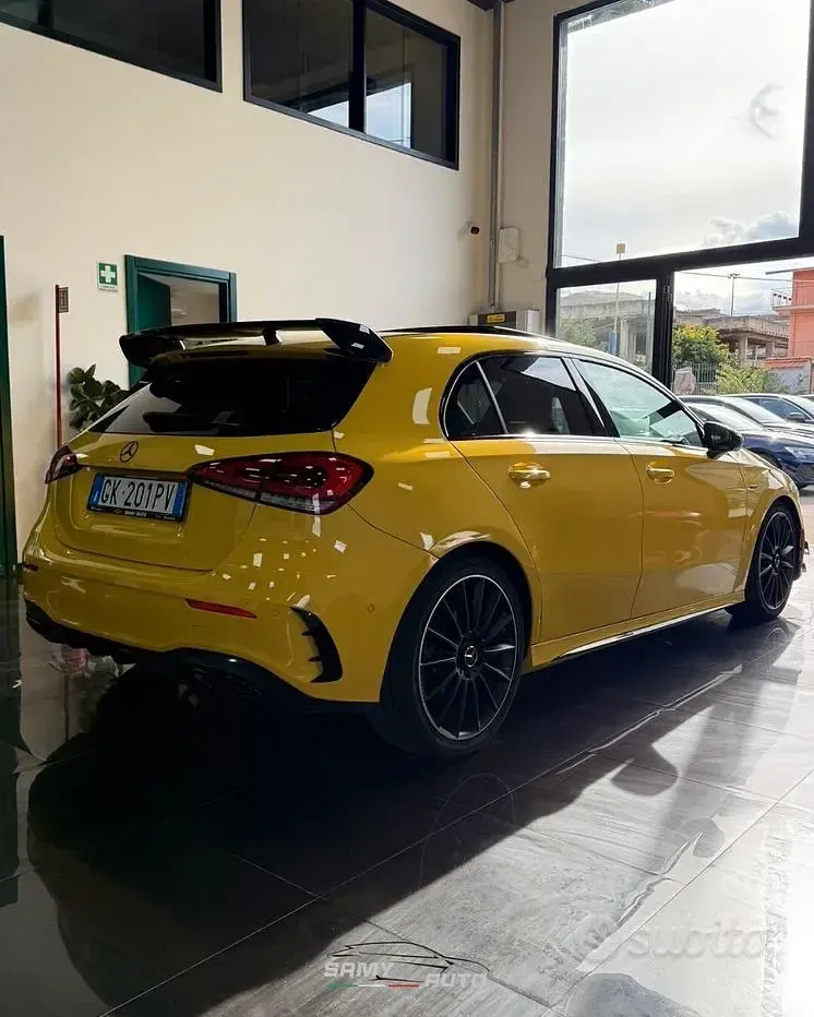 Usata Mercedes A200 Premium 150 CV (110 kW) 2021 Giallo Berlina