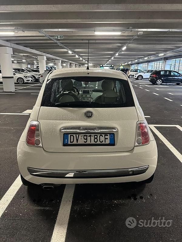 Usata Fiat 500 2009 Bianco Cabrio