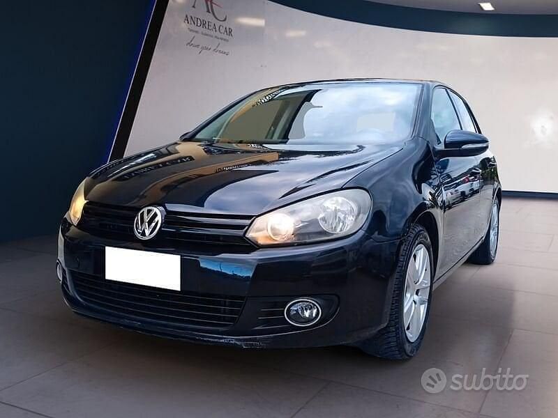 Usata VW Golf VI Trendline 105 CV (77 kW) 2010 Nero Utilitaria