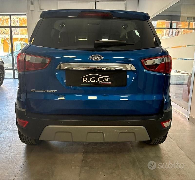 Usata Ford Ecosport Titanium 100 CV (73 kW) 2019 Blu SUV