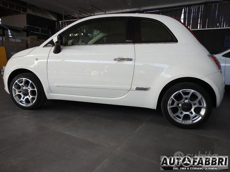 Usata Fiat 500C Lounge 69 CV (50 kW) 2016 Bianco Cabrio