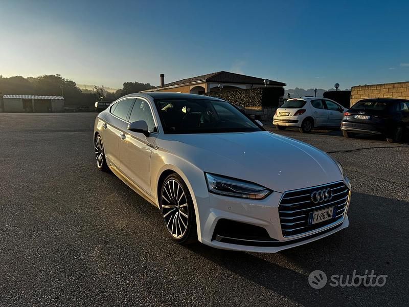 Usata Audi A5 S-Line 2019 Bianco Berlina