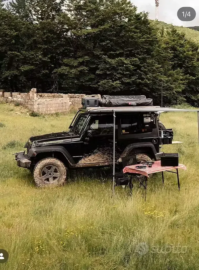Usata Jeep Wrangler Rubicon 200 CV (147 kW) 2010 Nero SUV