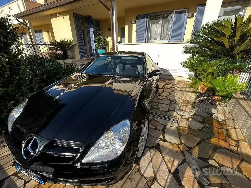 Usata Mercedes SLK200 192 CV (141 kW) 2009 Nero Cabrio