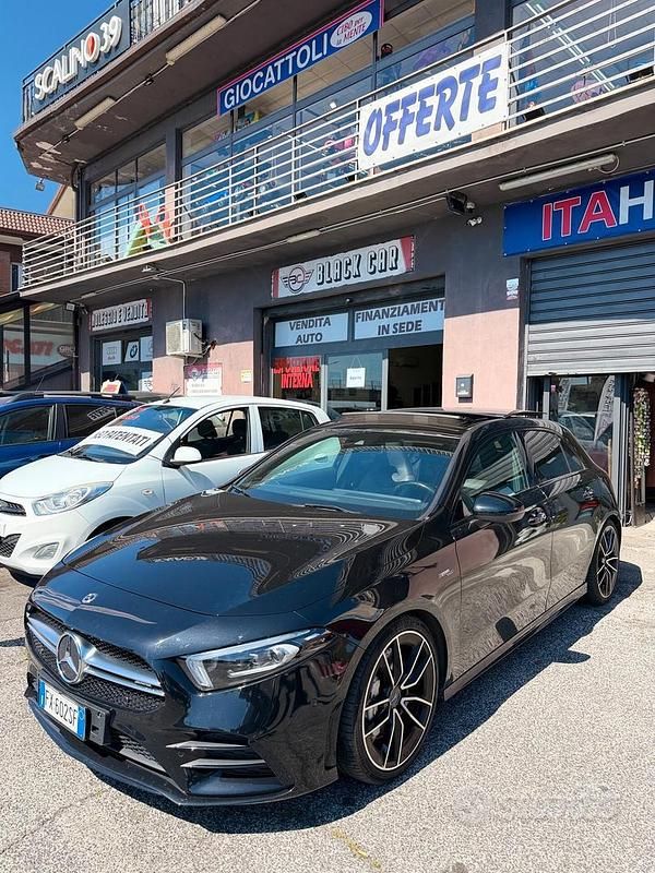 Begagnad Mercedes A250 AMG 306 HK (225 kW) 2019 Svart Sedan