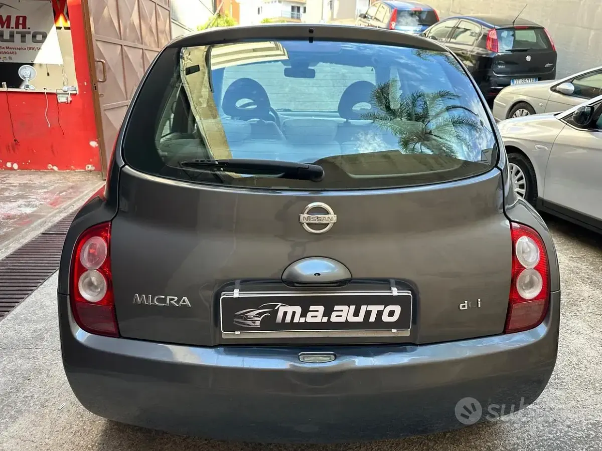 Usata Nissan Micra Acenta 86 CV (63 kW) 2007 Grigio Berlina
